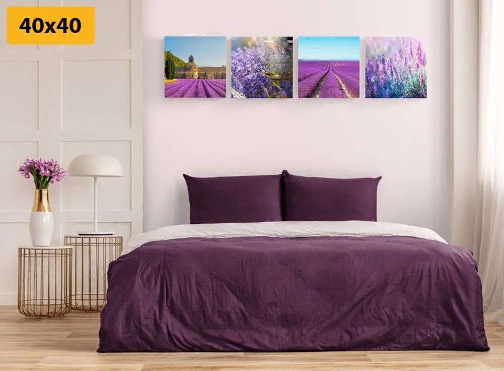 Set di quadri – Per gli amanti della lavanda