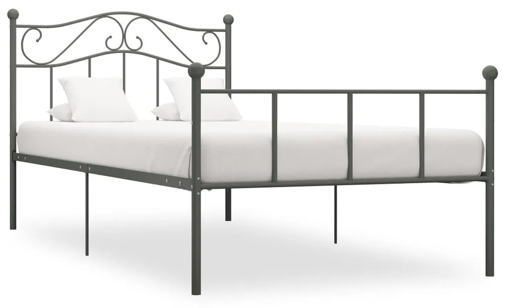 Giroletto Grigio İn Metallo 90x200 Cm /