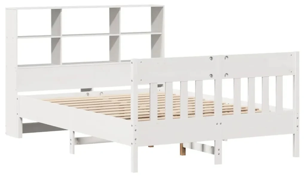 Giroletto senza materasso bianco 160x200 cm legno massello pino