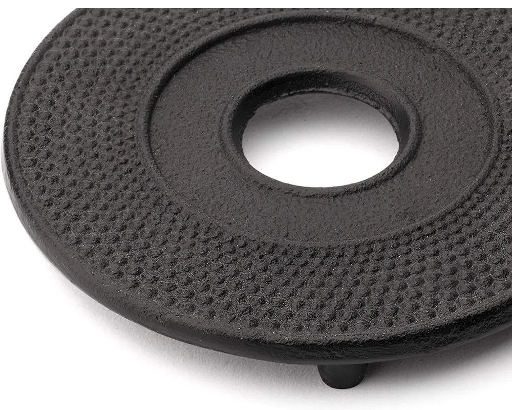 Sottobicchiere in ghisa nera per teiera Jing, ⌀ 13,4 cm Jang - Bredemeijer