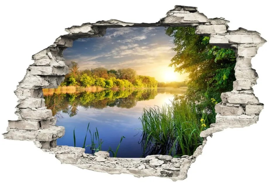 Adesivo murale Lago, 60 x 90 cm - Ambiance