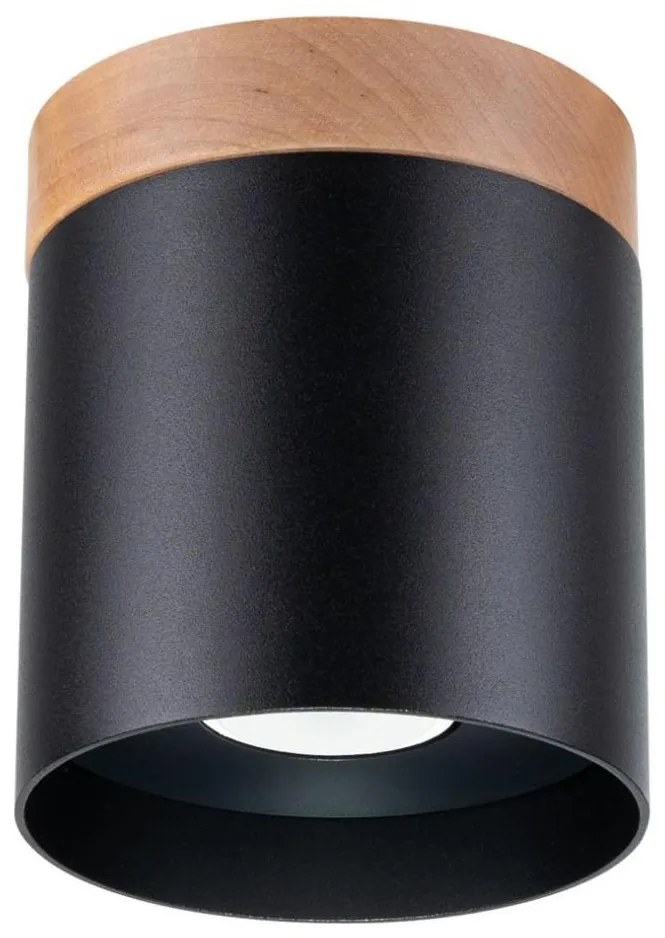 Sollux SL.1349 - Faretto RIF 1xGU10/10W/230V diametro 12 cm nero