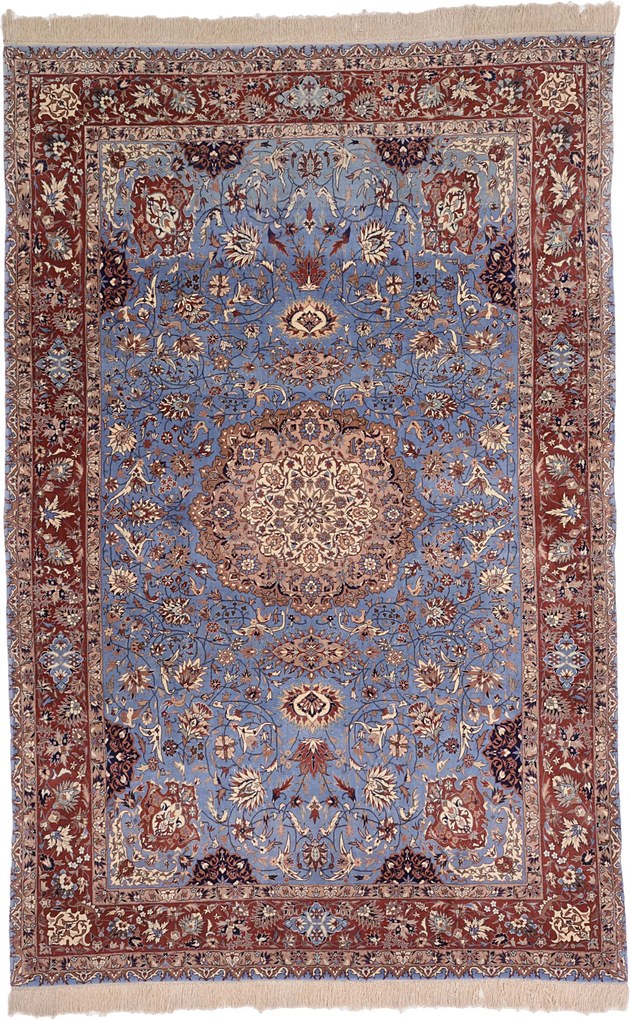 Isfahan Tappeto 210 x 330 (Cina) Annodato A Mano