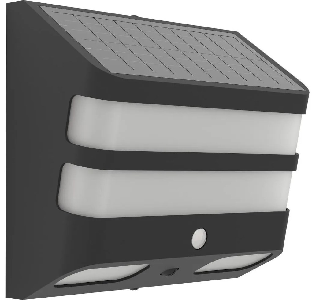 Eglo 901084-Applique a LED solare con sensore STIAPPA LED/6,5W/3,7V IP44