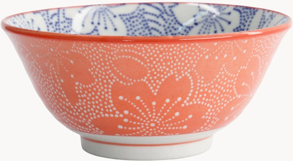 Set di 6 ciotole in porcellana Sakura