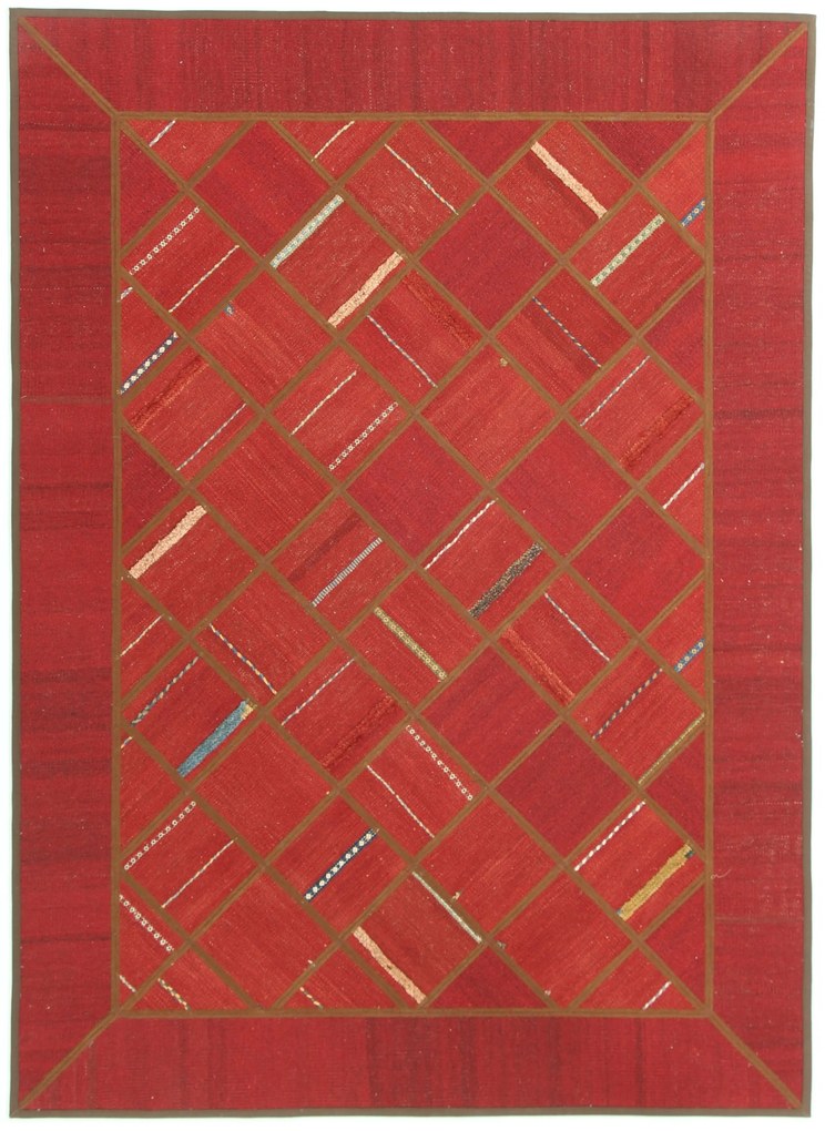 Kilim Tappeto persiano 210x150 (Iran) Tessuto A Mano