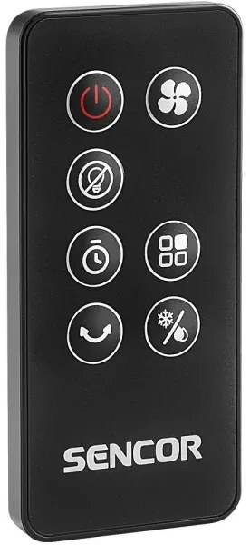 Sencor - Raffreddatore d'aria mobile 110W/230V argento/nero + telecomando