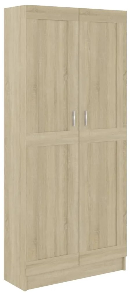 Libreria Rovere Sonoma 82,5x30,5x185,5 cm in Legno Multistrato