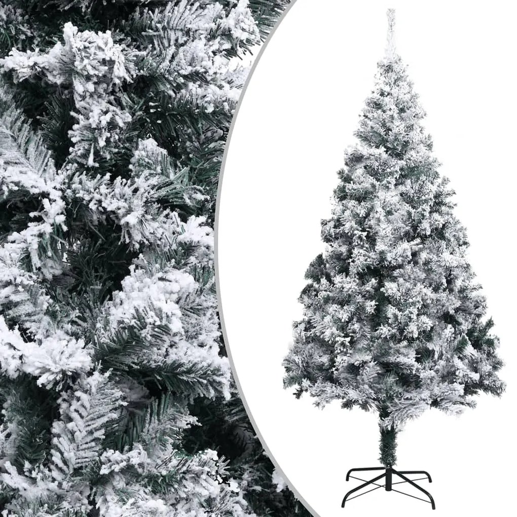 Albero Natale Artificiale Con Neve Verde 400 Cm İn Pvc /