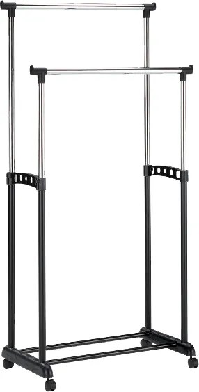 Appendiabiti Nova II in plastica e metallo – regolabile 94-168 cm