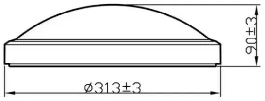 Philips - Plafoniera LED da bagno DORIS LED/17W/230V 2700K IP44