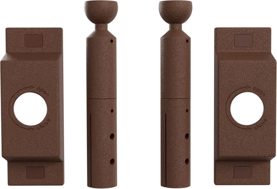 Profilo Sospeso STARLINE Corten 25m per strisce LED con Banda e fissaggio Variante Lunghezza 25 Metri