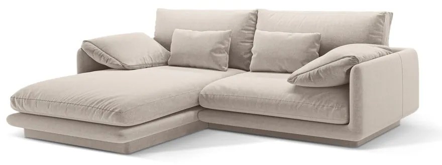 Divano angolare beige (angolo sinistro) Torino - Micadoni Home