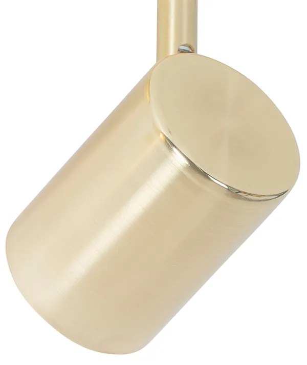 Plafoniera moderna in ottone a 2 luci orientabili - Jeana
