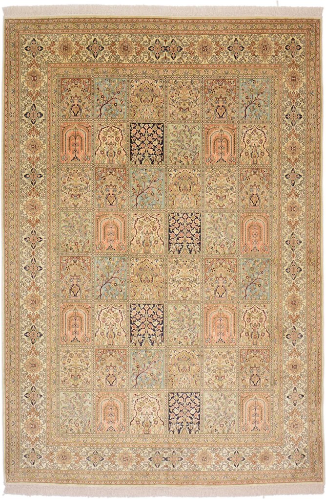 Cashmere Silk Tappeto 180x260 (Indian) Annodato A Mano