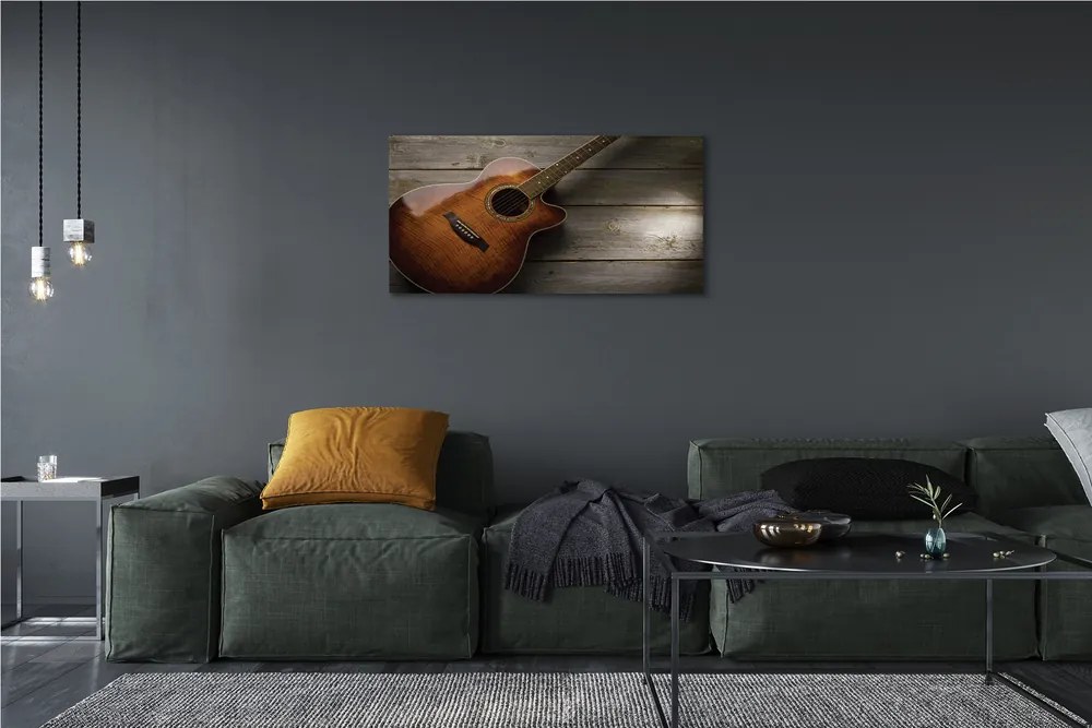 Quadro su tela Chitarra 100x50 cm