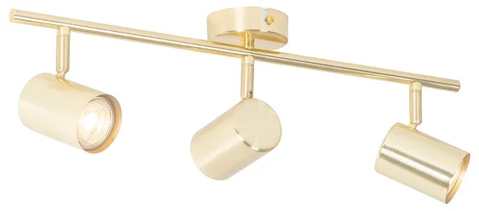 Plafoniera moderna in ottone 3 luci orientabile - Jeana