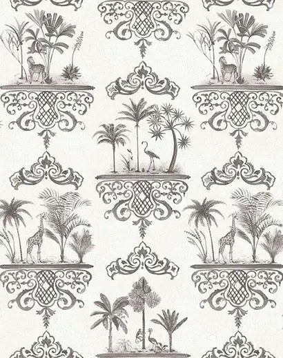Tapete Rousseau von Cole & Son - Charcoal