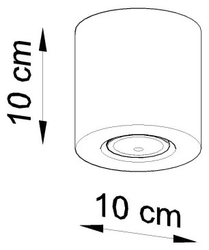 Brilagi - Faretto LED FRIDA 1xGU10/7W/230V calcestruzzo