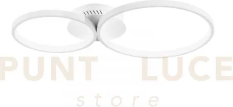 Plafoniera led fredy bianco 30w 4370lm cct 3000k 4000k 6500k 60x35,...