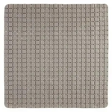 Tappetino Antiscivolo Per Doccia In PVC Mosaico tortora 54x54 Cm