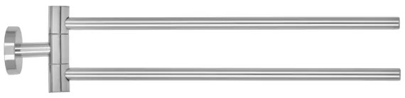 WENKO 20213100 - Porta asciugamani BOSIO SHINE 43x9 cm acciaio inox/argento