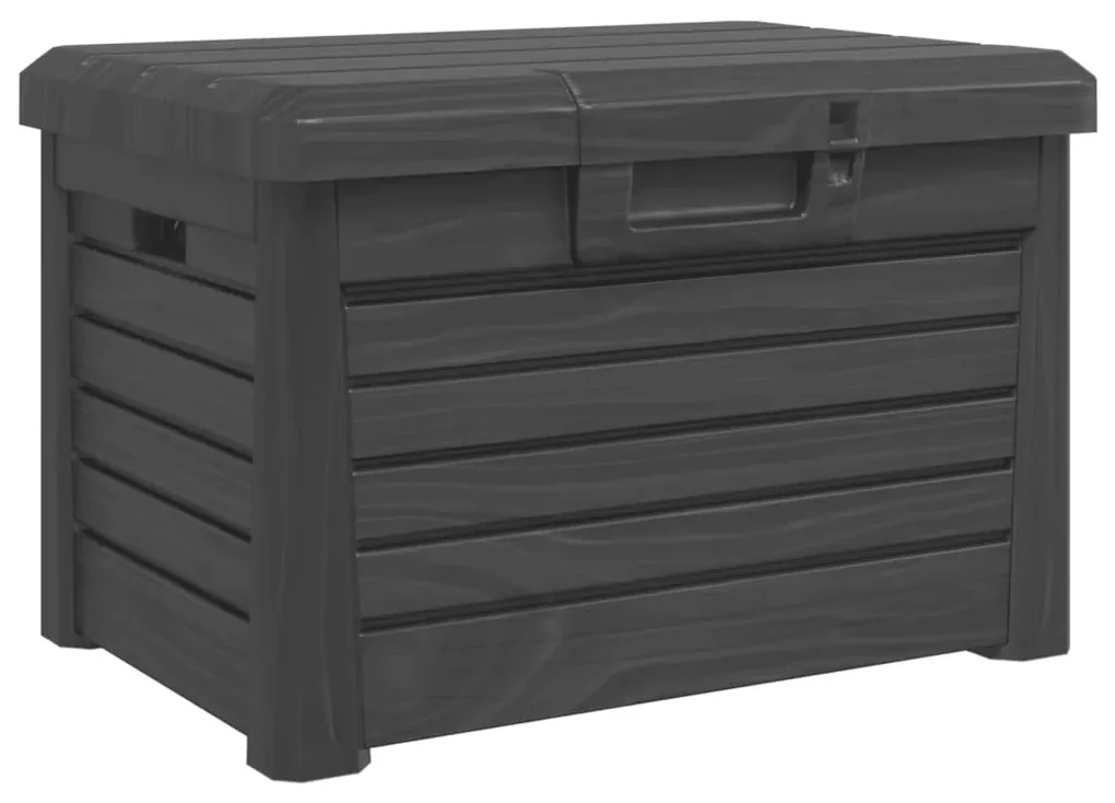Contenitore cuscini antracite 73x50,5x46,5 cm in polipropilene