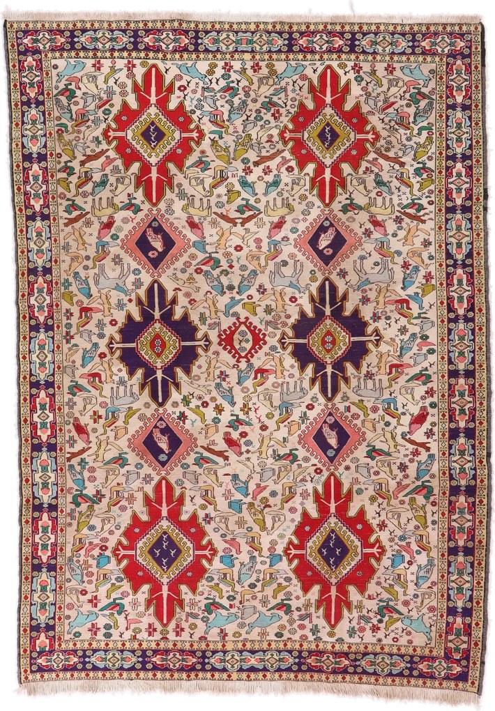 Kilim Tappeto 200 x 310 (Iran) Tessuto A Mano
