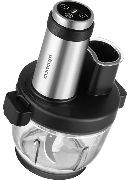 Concept RM3300 - Robot da cucina con grattugia 1000W/230V nero/acciaio inossidabile