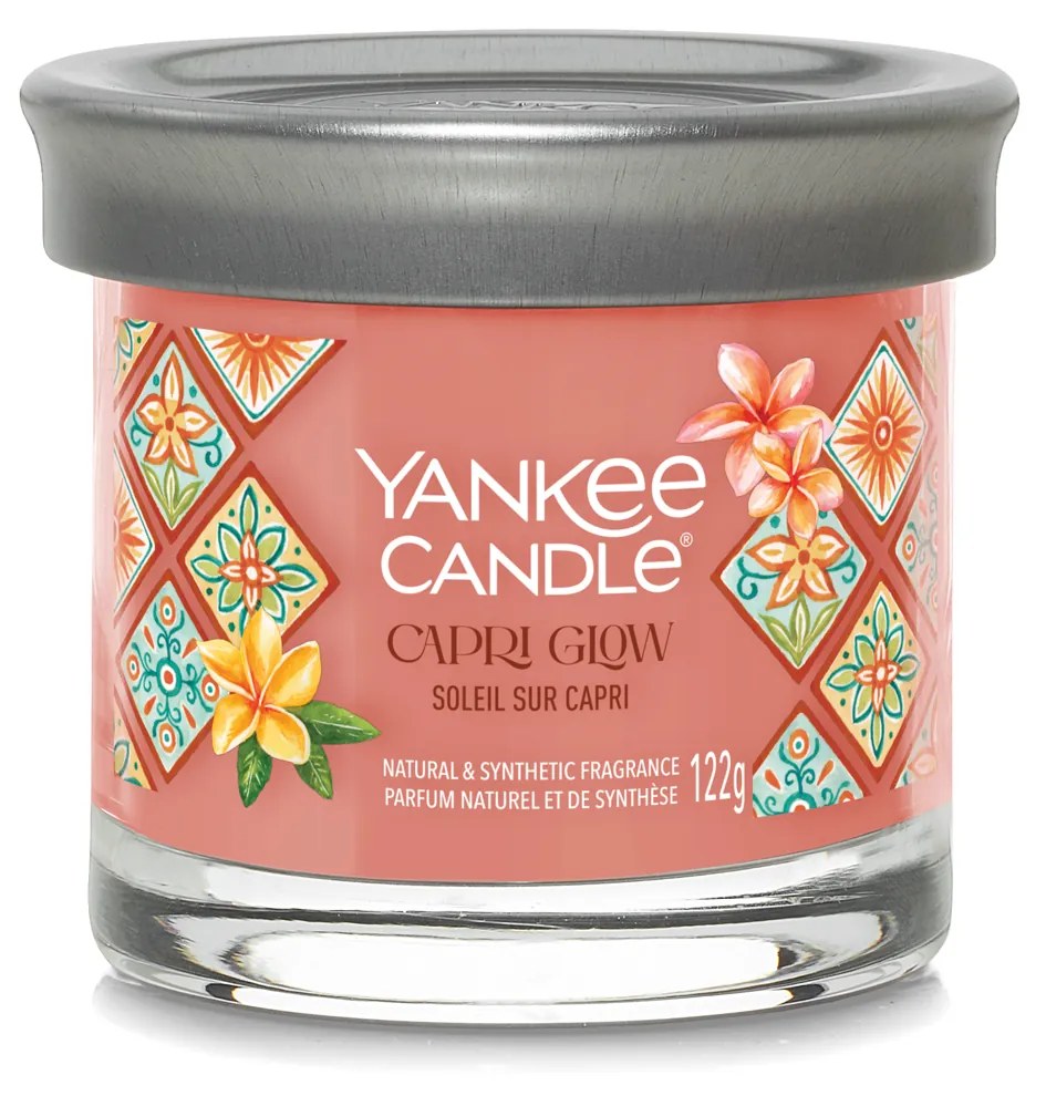 Candela Capri Glow in barattolo piccolo Yankee Candle