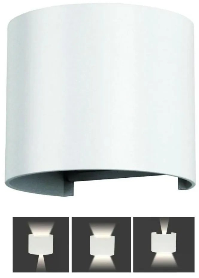 Applique da esterno LED LED/6W/230V 4000K IP65 bianco
