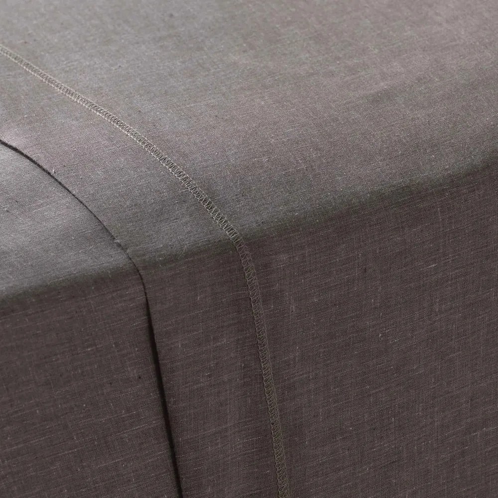 Lenzuolo marrone scuro 180x290 cm Actually - douceur d'intérieur