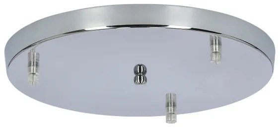 Lampadario a sospensione con filo MARINA 3xE27/60W/230V cromo