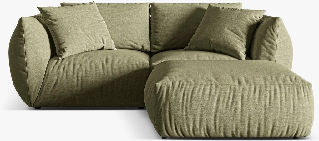 Divano modulare angolare Chris in velluto – L220 cm