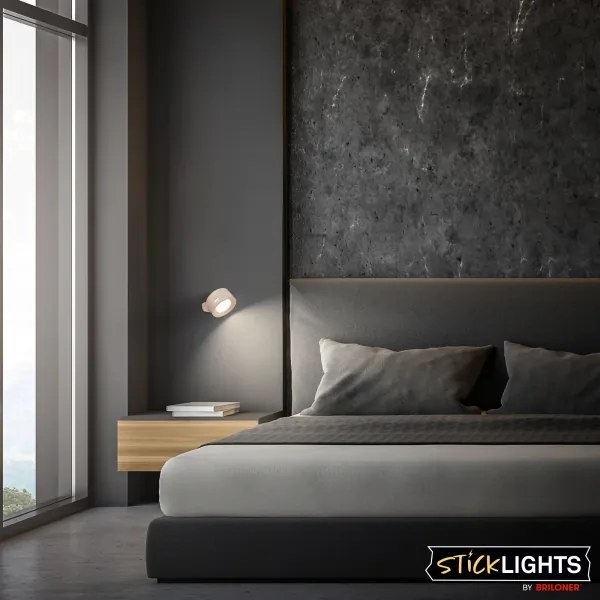 Briloner 3896011 - Applique da parete LED TARI dimmerabile ricaricabile LED/1,6W/5V 1500 mAh beige