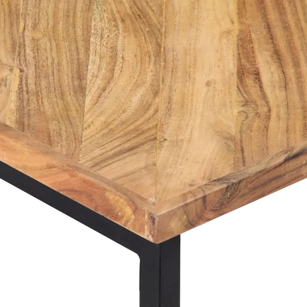 Tavolino da caffè 110x110x36 cm legno massello di acacia