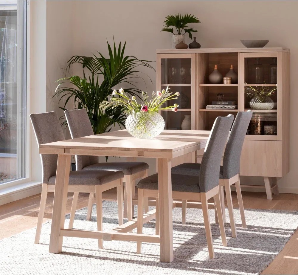 Tavolo da pranzo in rovere laccato opaco 170 x 95 cm Brooklyn - Rowico