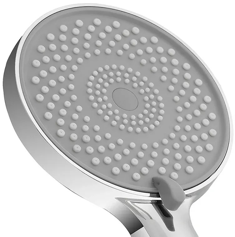 Saliscendi doccia regolabile 60 cm con doccetta a 3 tipi di getto