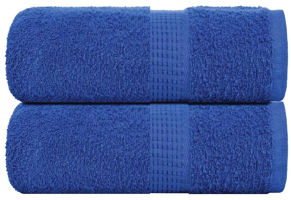 Asciugamani Per Sapone 2 Pz Blu 30x30 Cm 360 G/m² 100% Cotone /