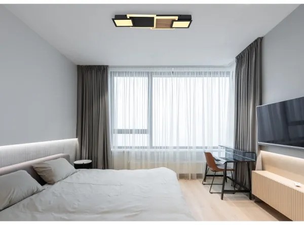 Globo 67279-30 - Plafoniera LED CAROLINE LED/30W/230V beige/nero