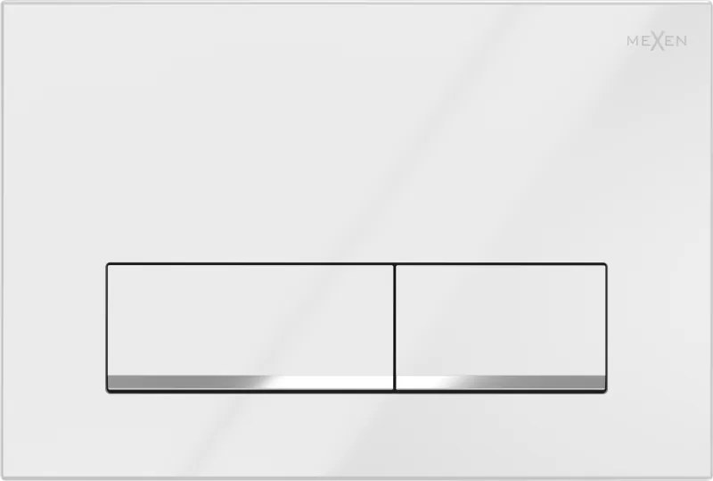 Mexen Fenix 12 pulsante di scarico, bianco lucido - 601200