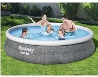 Bestway Set Piscina Gonfiabile Fast con Pompa 396x84 cm 92845