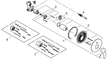 GROHE 33305002 - Miscelatore per vasca DN 15 cromo lucido