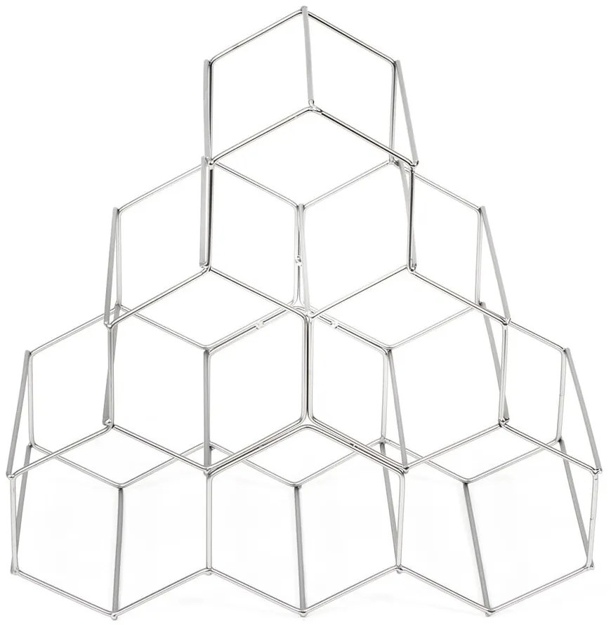 Portabottiglie in metallo grigio - Compactor