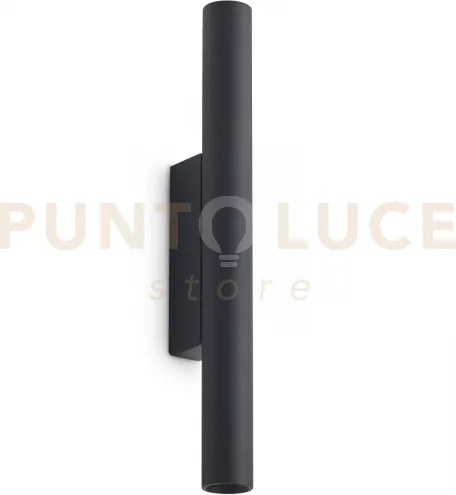 Look led round applique d.3cm 9w on-off 900 lm 3000 k nero 30cm
