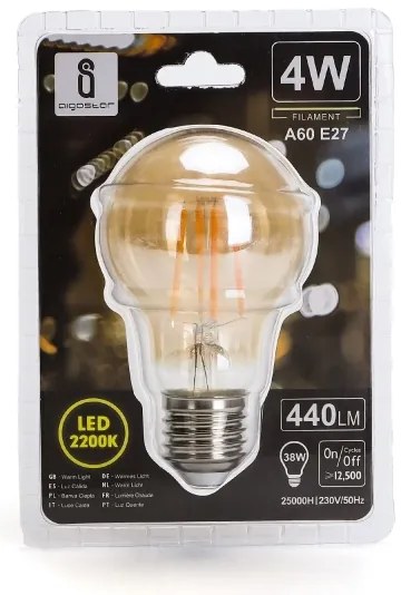 Lampadina LED A60 E27/4W/230V 2200K - Aigostar
