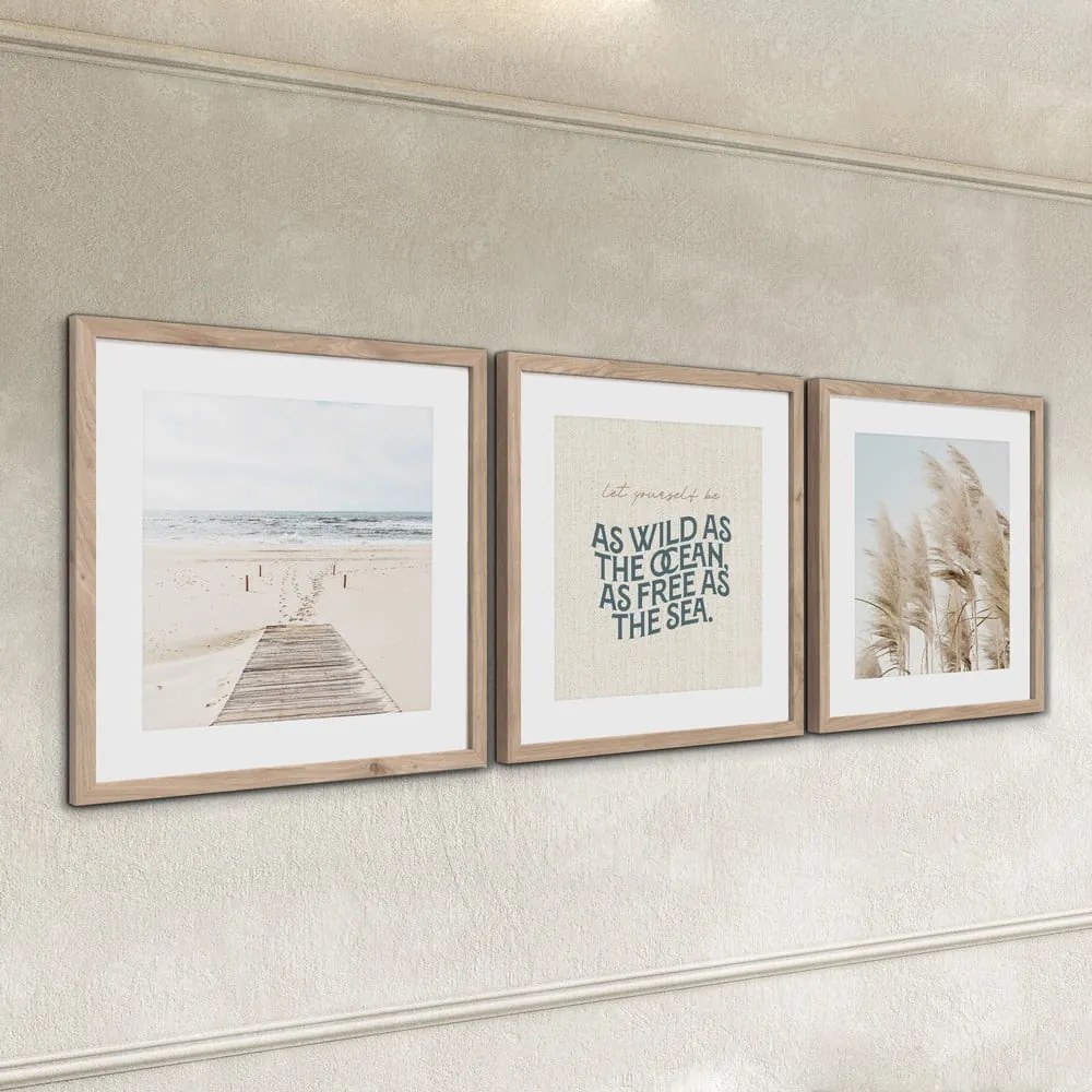 Set di dipinti 3 pz 30x40 cm Seaside – Styler
