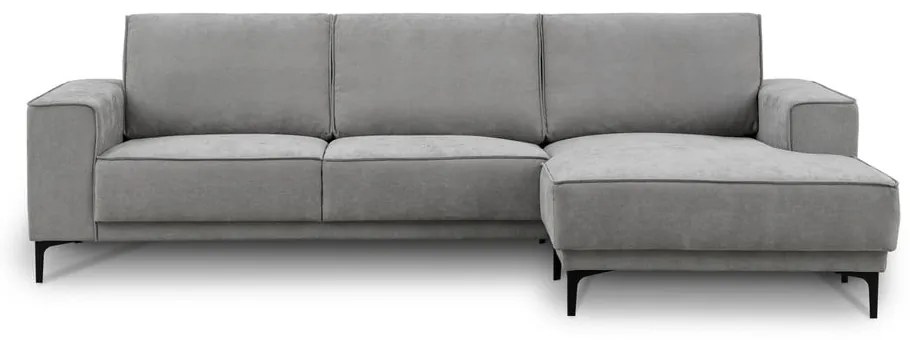 Divano angolare grigio (con penisola a destra/con chaise lounge) Copenhagen – Scandic