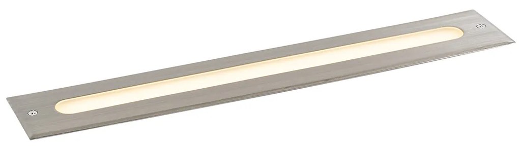 Faretto da incasso moderno in acciaio 50 cm con LED IP65 - Eline