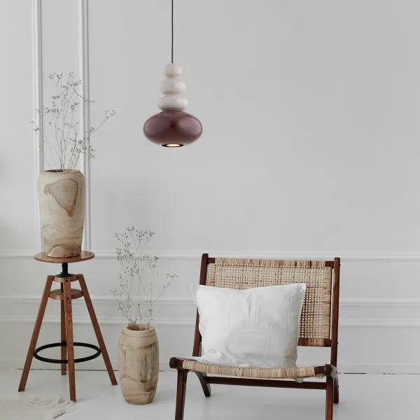 Argon 8820 - Lampadario a sospensione con filo DIEGO 1xGU10/5W/230V marrone/grigio